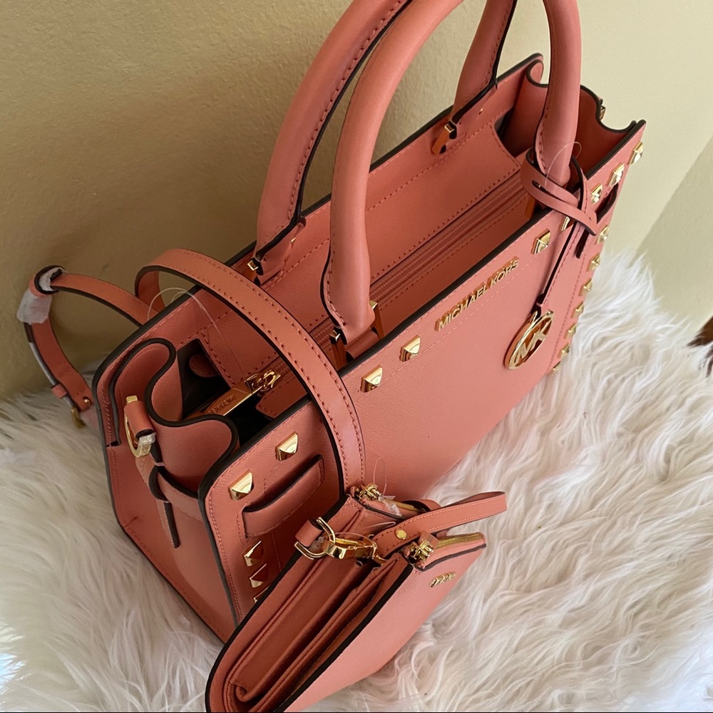 New Michael Kors medium rayne satchel & wallet - Picture 15 of 16